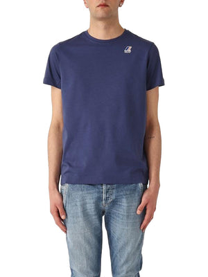 K-Way T-shirt Uomo Mod. K007JE0 EDUARD BLU Blu