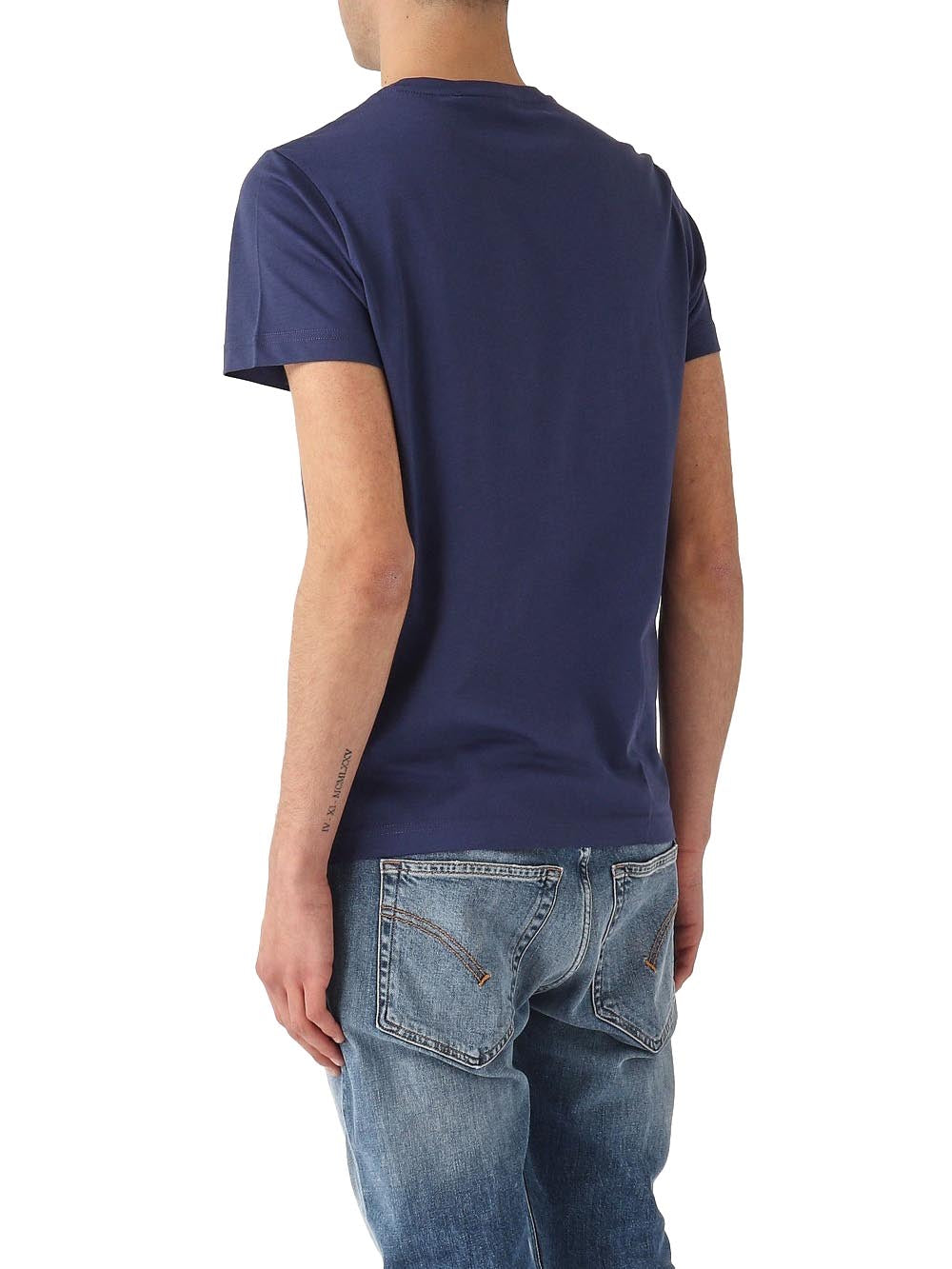 K-Way T-shirt Uomo Mod. K007JE0 EDUARD BLU Blu