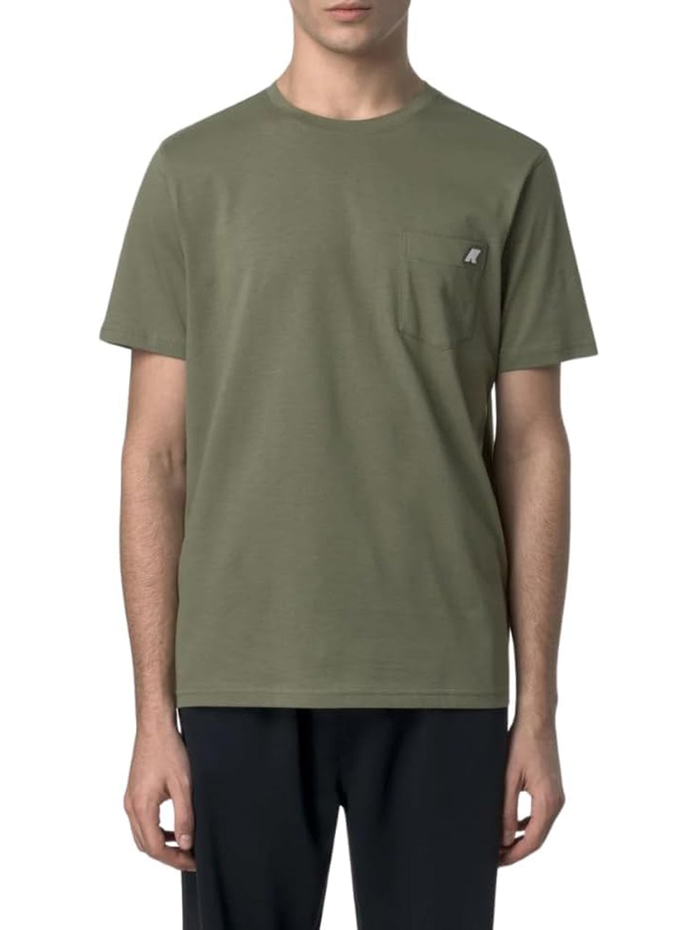K-Way T-shirt Sigur Jersey Uomo Mod. K31368W SIGUR JERSEY V15 Green Lichen