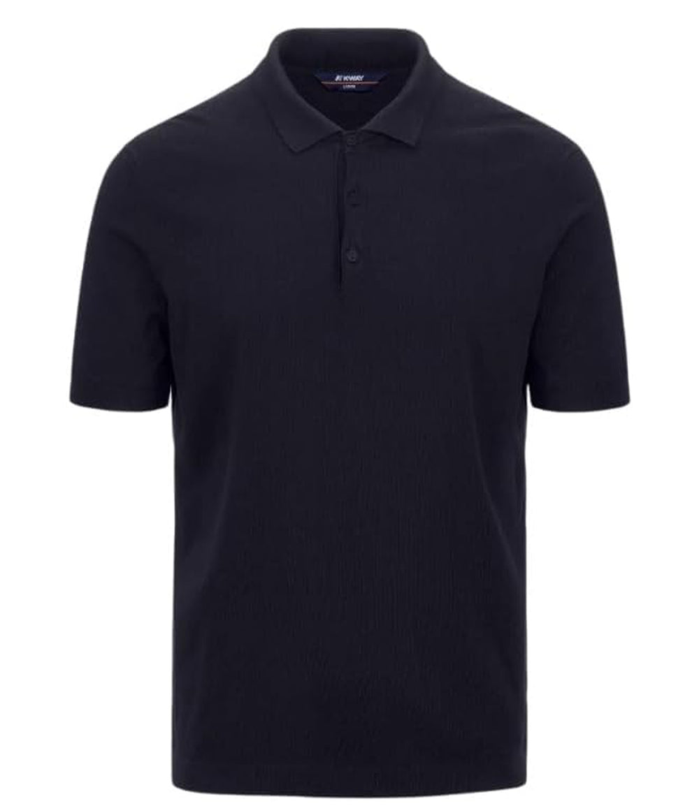 K-Way Polo Maniche Corte Pleyne Uomo Mod. K4126RW PLEYNE K89 Blue depth