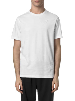 K-Way T-shirt Odom Jersey Uomo Mod. K7125UW ODOM JERSEY 001 WHITE