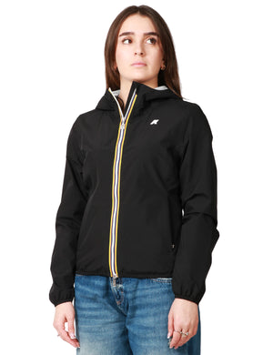K-Way Giubotto Lily Stretch Poly Jersey Donna Mod. K8138QW LILY STRETCH POLY JERSEY USY Black pure