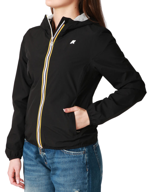 K-Way Giubotto Lily Stretch Poly Jersey Donna Mod. K8138QW LILY STRETCH POLY JERSEY USY Black pure