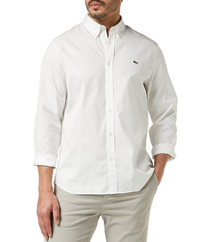 Lacoste Camicia m/l Uomo Mod. CH2933 001 Bianco