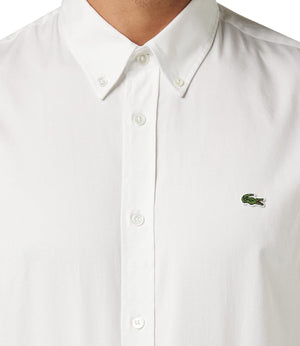 Lacoste Camicia m/l Uomo Mod. CH2933 001 Bianco