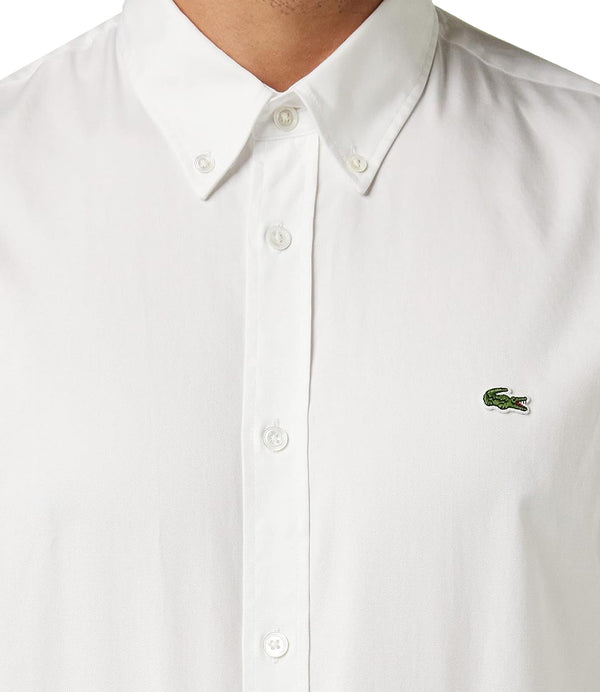 Lacoste Camicia m/l Uomo Mod. CH2933 001 Bianco