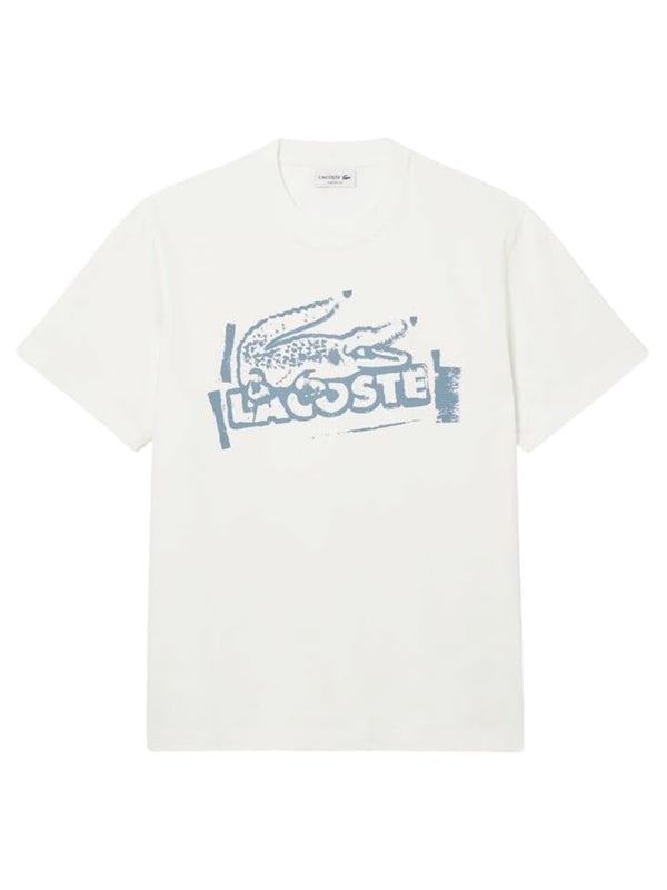 Lacoste T-shirt Uomo Mod. TH0284 CPI Bianco