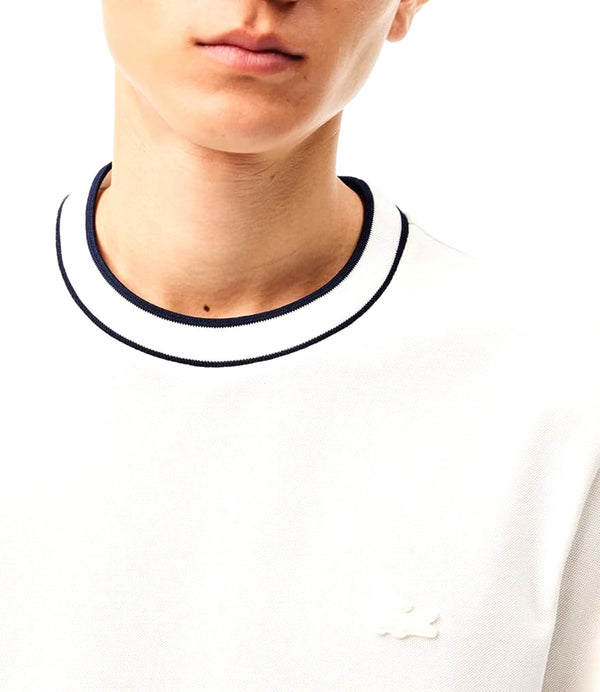 Lacoste T-shirt Uomo Mod. TH8174 PIQUET 70V Bianco