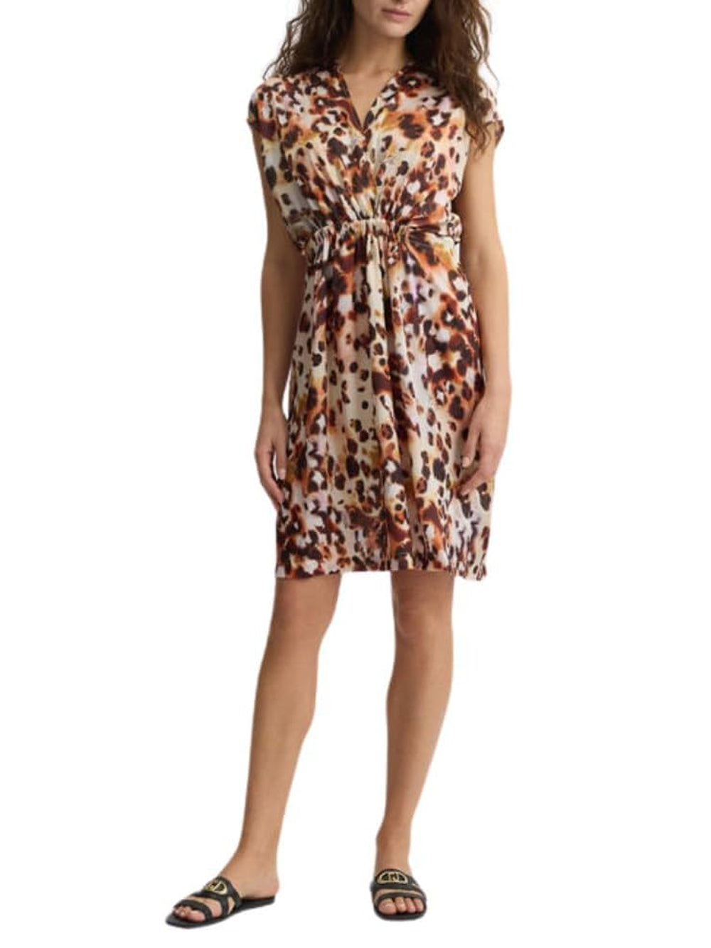 Liu Jo Abito Ecs Ts.Nav St.All Donna Mod. VA5119 TS806 M9145 St.Animal Rouge