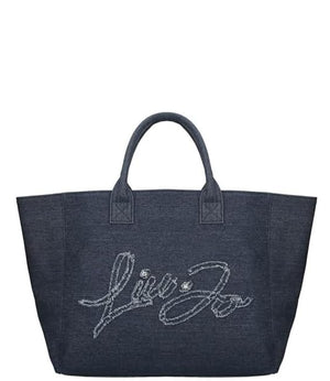 Liu Jo Borsa L Tote Donna Mod. VA5208 D0001 00770 Blu Denim