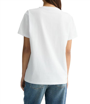 Liu Jo T-shirt Ecs Moda Maniche Corte Donna Mod. WA5260 JS003 M9444 Bianco Bike Dog Liuj