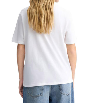 Liu Jo T-shirt Ecs T-Shirt Moda Manica Corta Donna Mod. WA5361 JS923 M9572 Bco Liujo Heart Vich