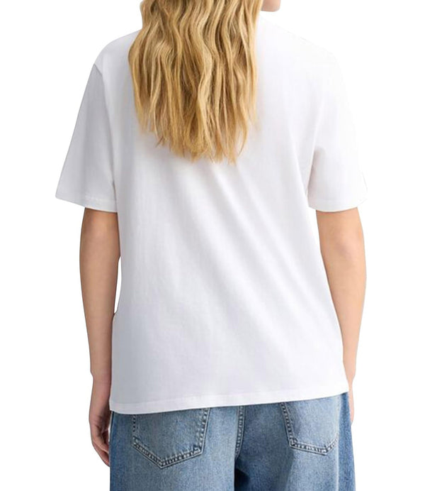 Liu Jo T-shirt Ecs T-Shirt Moda Manica Corta Donna Mod. WA5361 JS923 M9572 Bco Liujo Heart Vich