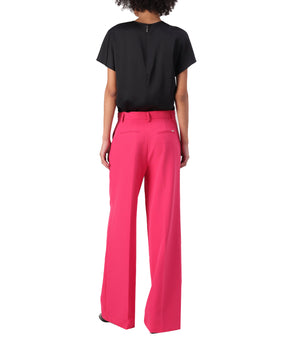 Liu Jo Pantalone Ecs Palazzo H.W. Donna Mod. WA5369 TS896 81950 Rebel Rose