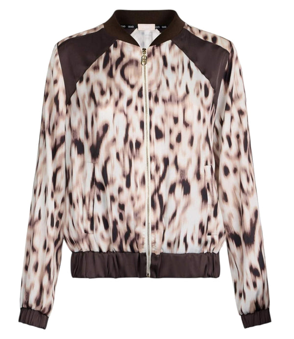 Liu Jo Felpa Zip Ecs Giacca Tess.Navetta Donna Mod. TA5197 TS964 M9064 Natural Beige/Moro