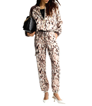 Liu Jo Felpa Zip Ecs Giacca Tess.Navetta Donna Mod. TA5197 TS964 M9064 Natural Beige/Moro