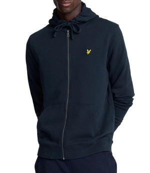 Lyle & Scott Felpa Zip Through Hoodie Uomo Mod. ML420VOG Z271 Dark navy