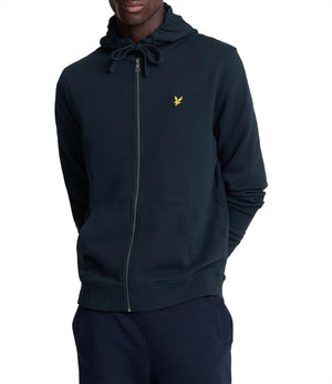 Lyle & Scott Felpa Zip Through Hoodie Uomo Mod. ML420VOG Z271 Dark navy
