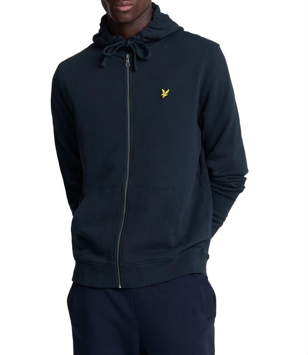 Lyle & Scott Felpa Zip Through Hoodie Uomo Mod. ML420VOG Z271 Dark navy