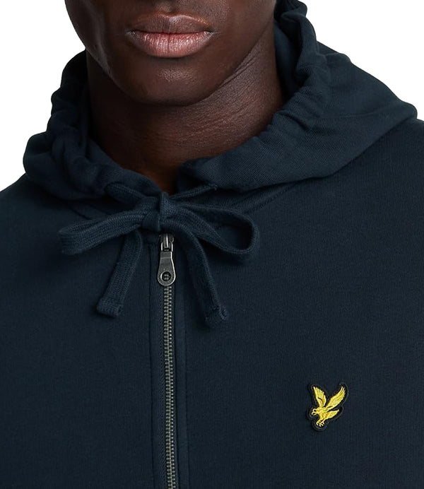 Lyle & Scott Felpa Zip Through Hoodie Uomo Mod. ML420VOG Z271 Dark navy