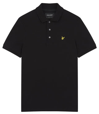 Lyle & Scott Polo Maniche Corte Plain Polo Shirt Uomo Mod. SP400VOG Z865 Jet Black