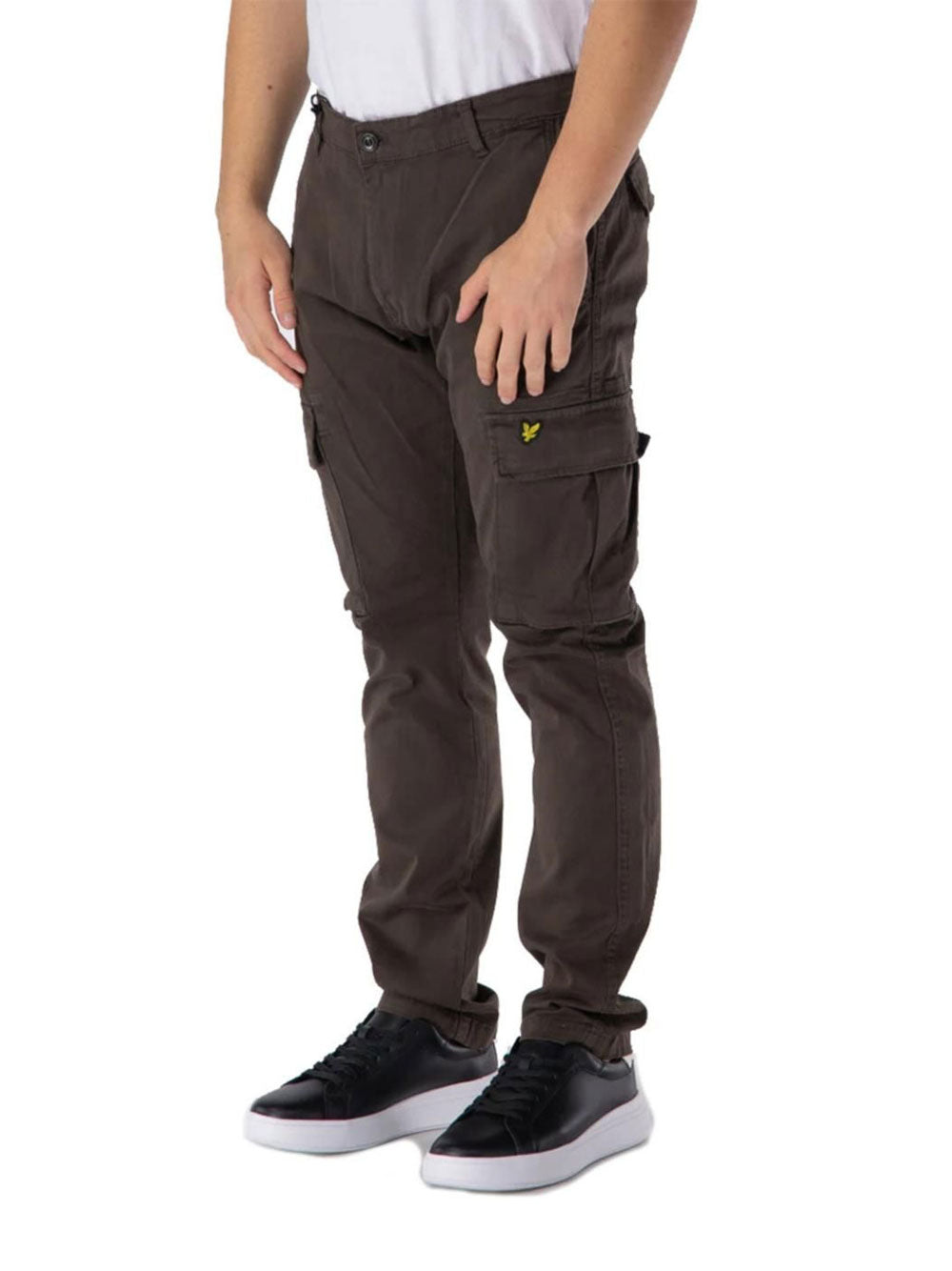 Lyle & Scott Pantalone Main Road Cargo Trousers Uomo Mod. TR1802ITA 004 ASPHALT