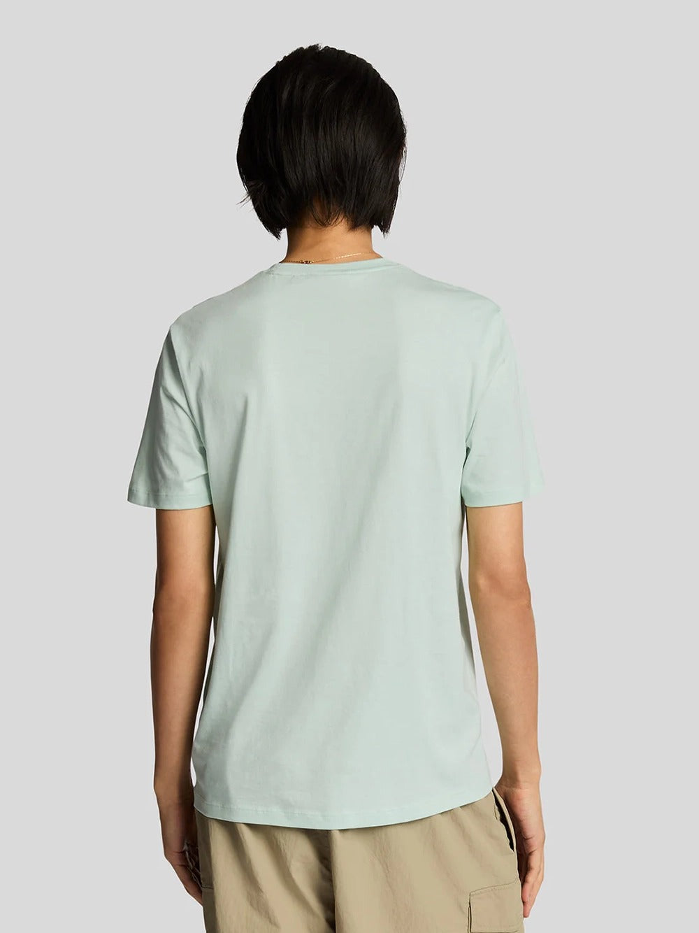 Lyle & Scott T-shirt Superfine T-Shirt Uomo Mod. TS2255TON X550 Pale Aqua