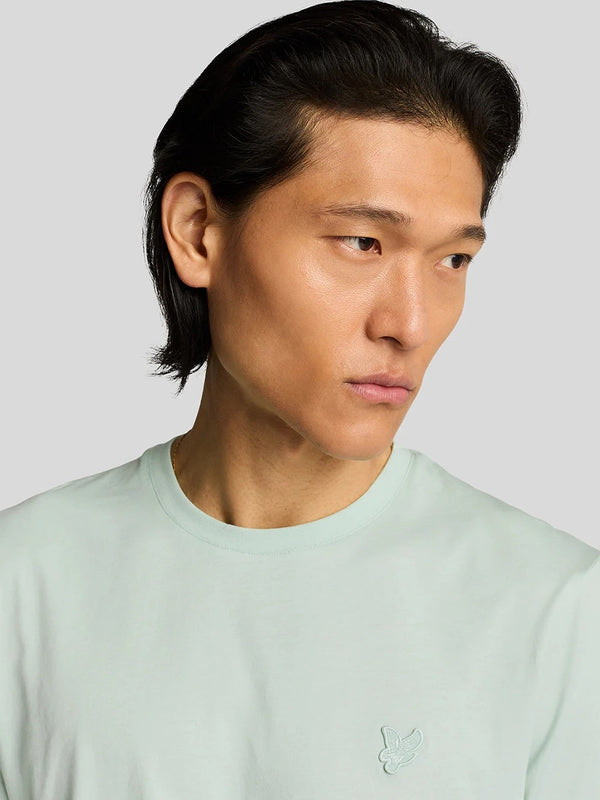 Lyle & Scott T-shirt Superfine T-Shirt Uomo Mod. TS2255TON X550 Pale Aqua