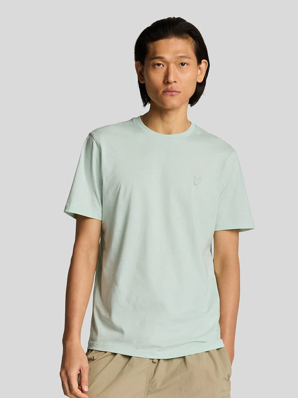 Lyle & Scott T-shirt Superfine T-Shirt Uomo Mod. TS2255TON X550 Pale Aqua