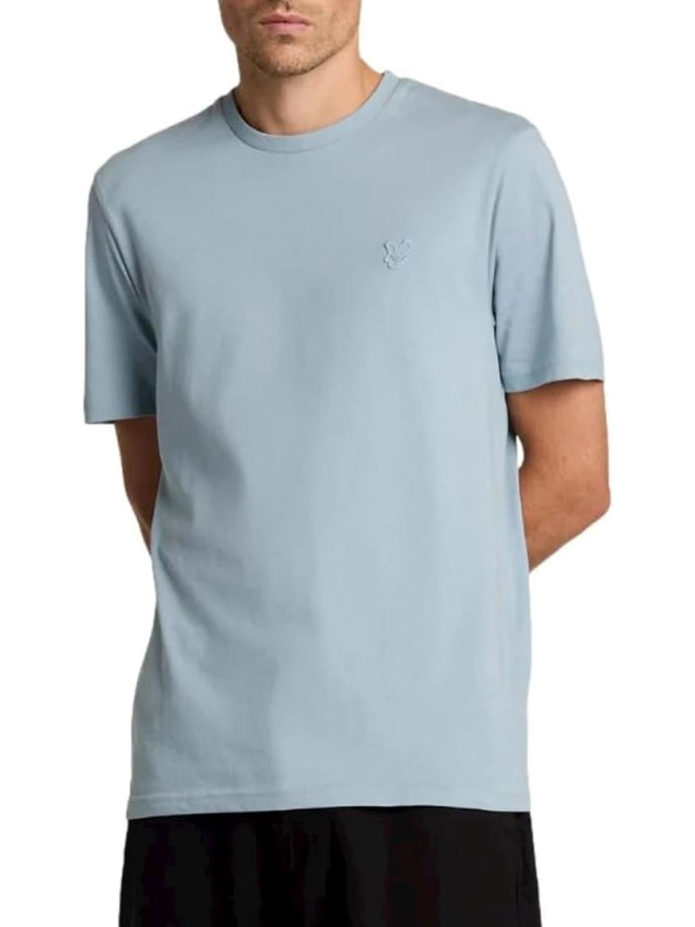 Lyle & Scott T-shirt Tonal Eagle Plain Uomo Mod. TS400TON X745 Blue Ash