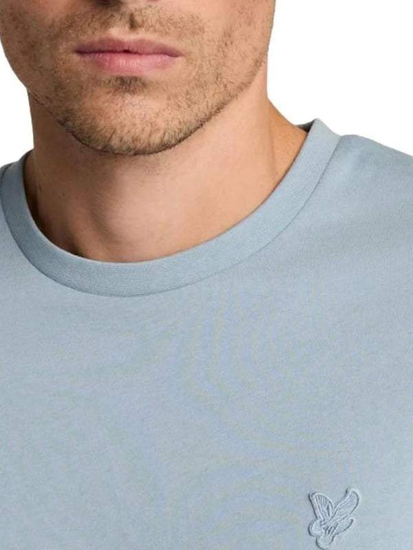 Lyle & Scott T-shirt Tonal Eagle Plain Uomo Mod. TS400TON X745 Blue Ash