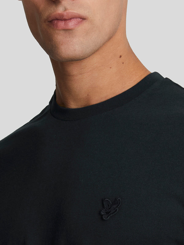 Lyle & Scott T-shirt Tonal Eagle Plain T-Shirt Uomo Mod. TS400TON Z865 Jet Black