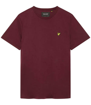 Lyle & Scott T-shirt Plain T-Shirt Uomo Mod. TS400VOG Z562 Burgundy