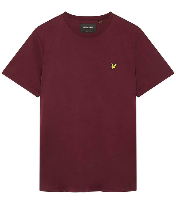 Lyle & Scott T-shirt Plain T-Shirt Uomo Mod. TS400VOG Z562 Burgundy