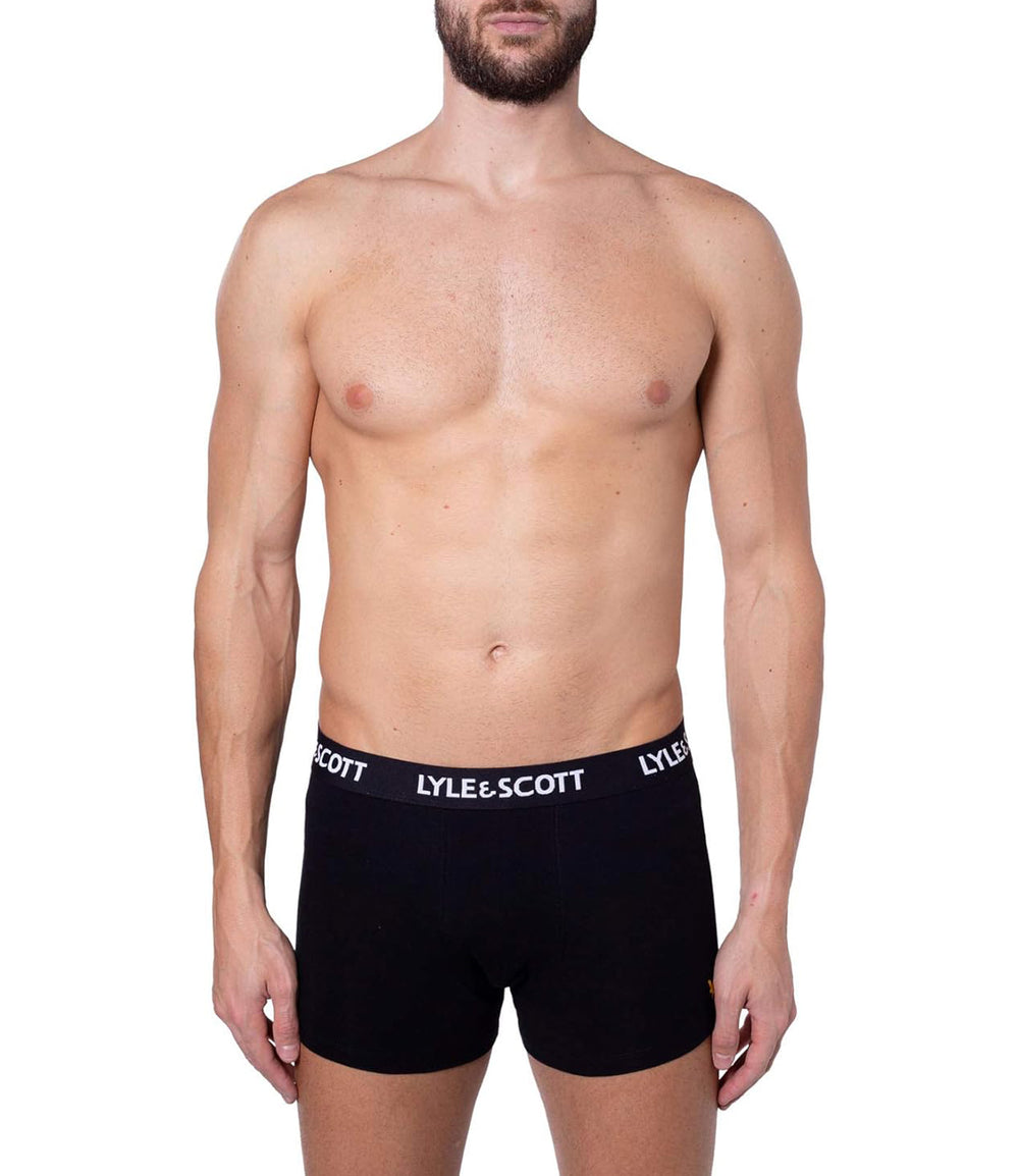Lyle & Scott Boxer Uomo Mod. UWTC001 3PACK 002 Black