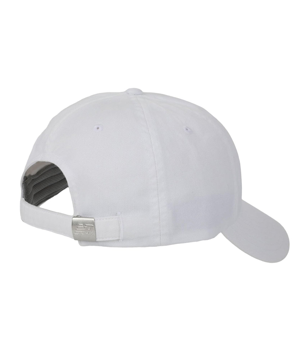New Balance Cappello 6 Panel Classic Hat - White Unisex Mod. LAH51004 WT White