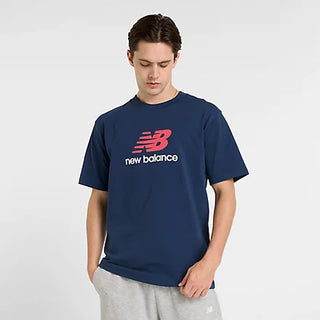 New Balance T-shirt Athletics Logo T-Shirt - Nb Navy Uomo Mod. MT51500 NNY Navy