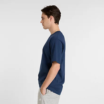 New Balance T-shirt Athletics Logo T-Shirt - Nb Navy Uomo Mod. MT51500 NNY Navy