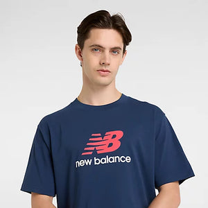 New Balance T-shirt Athletics Logo T-Shirt - Nb Navy Uomo Mod. MT51500 NNY Navy