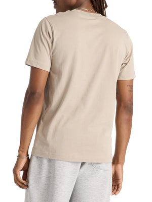 New Balance T-shirt Sport Essentials Gradient Logo T-Shirt - Nb Navy Uomo Mod. MT51503 ADS Arid Stone