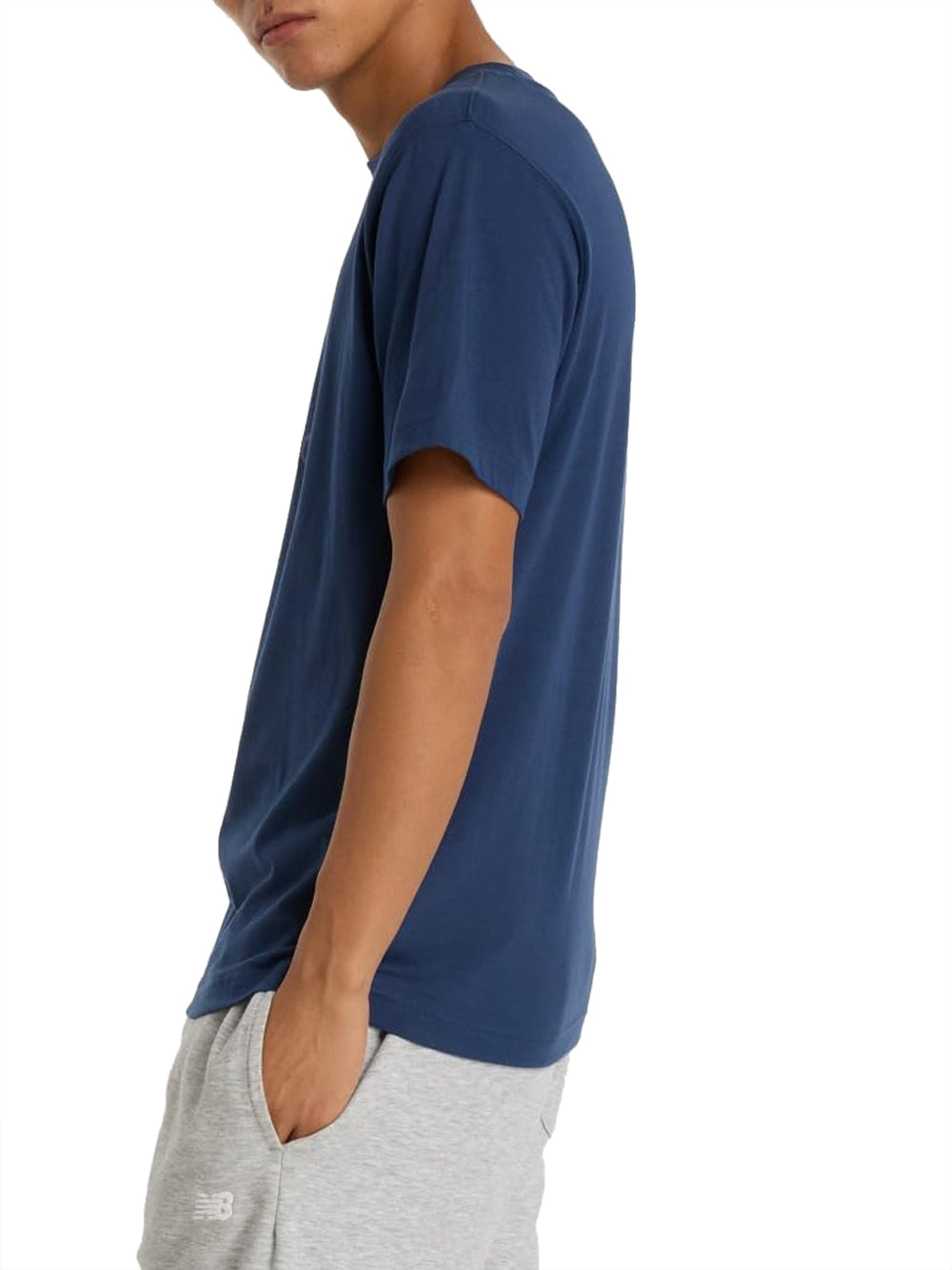New Balance T-shirt Sport Essentials Gradient Logo T-Shirt - Nb Navy Uomo Mod. MT51503 NNY Navy