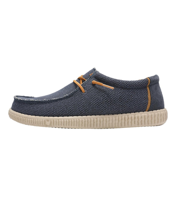 Pitas Scarpa Uomo Mod. WP150STEVE CANVAS MARINO Blu