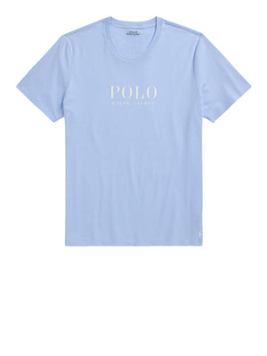 Polo Ralph Lauren T-shirt Uomo Mod. 714899613 STAMPA 018 Celeste
