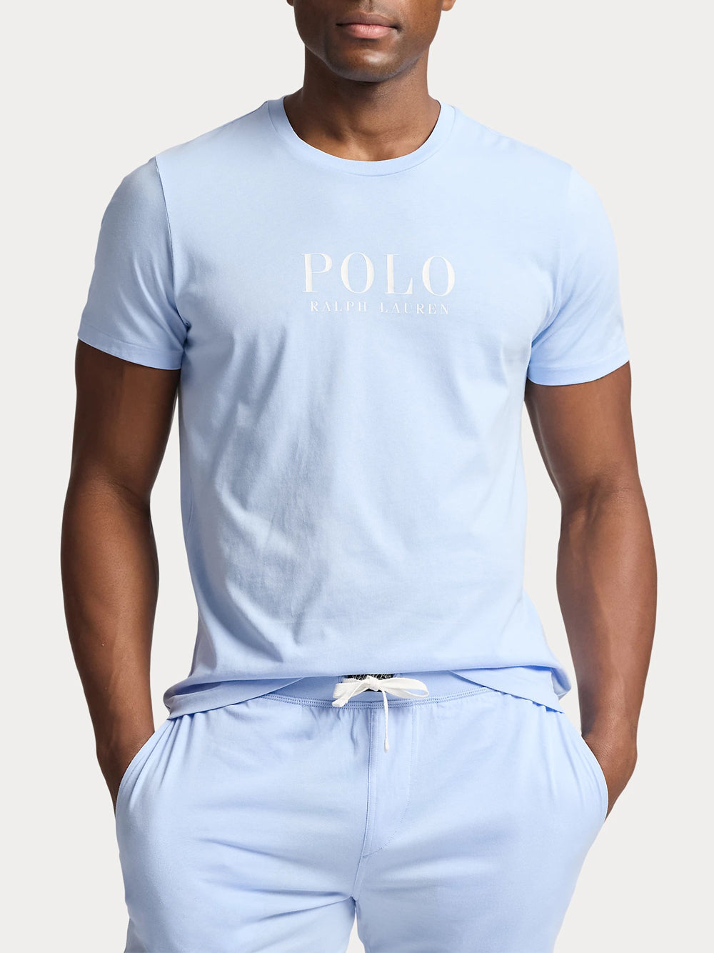 Polo Ralph Lauren T-shirt Uomo Mod. 714899613 STAMPA 018 Celeste