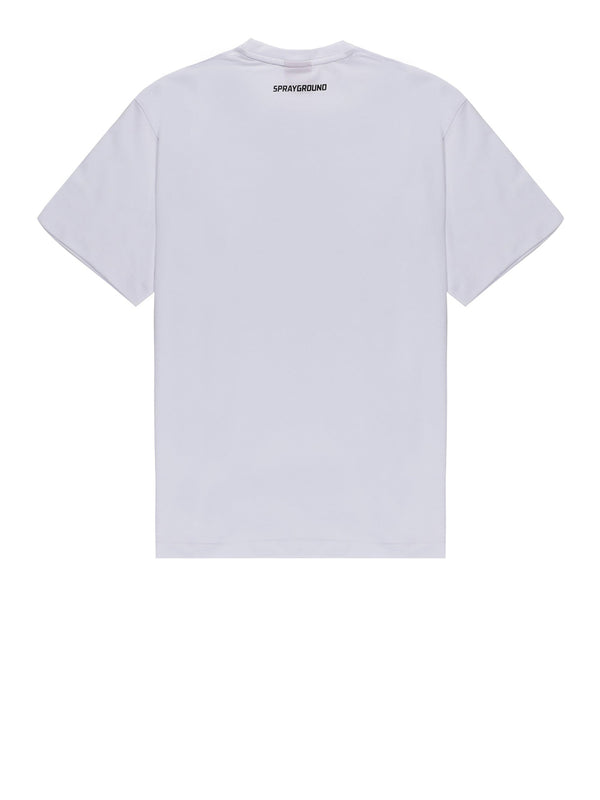 Sprayground T-shirt UNISEX Mod. SP721 WHT Bianco
