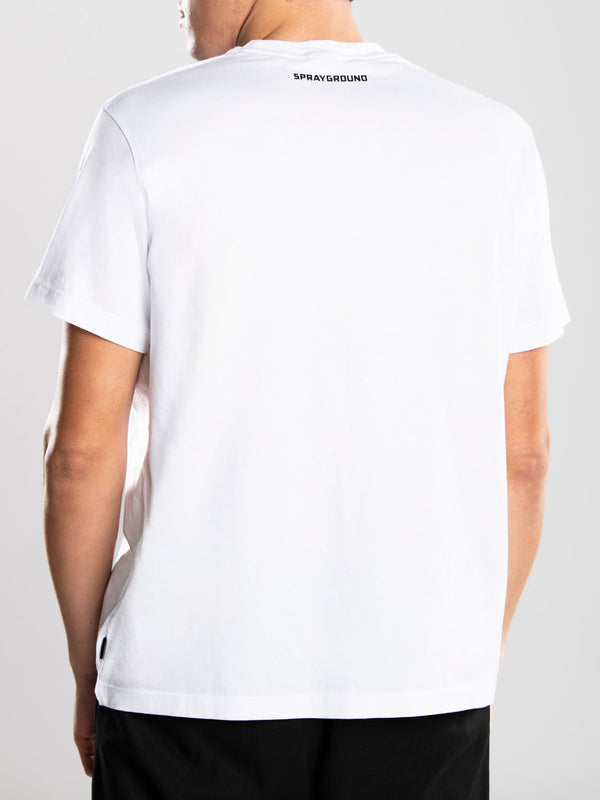 Sprayground T-shirt UNISEX Mod. SP721 WHT Bianco