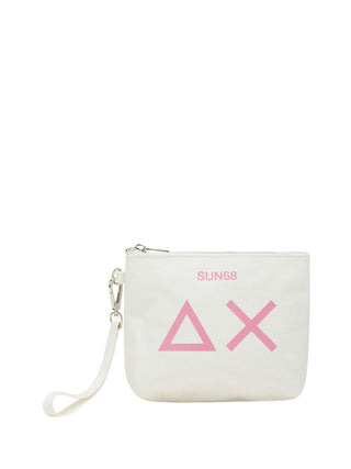 Sun68 Borsa Donna Mod. X35211 CANVAS POCHETTE 1 Bianco
