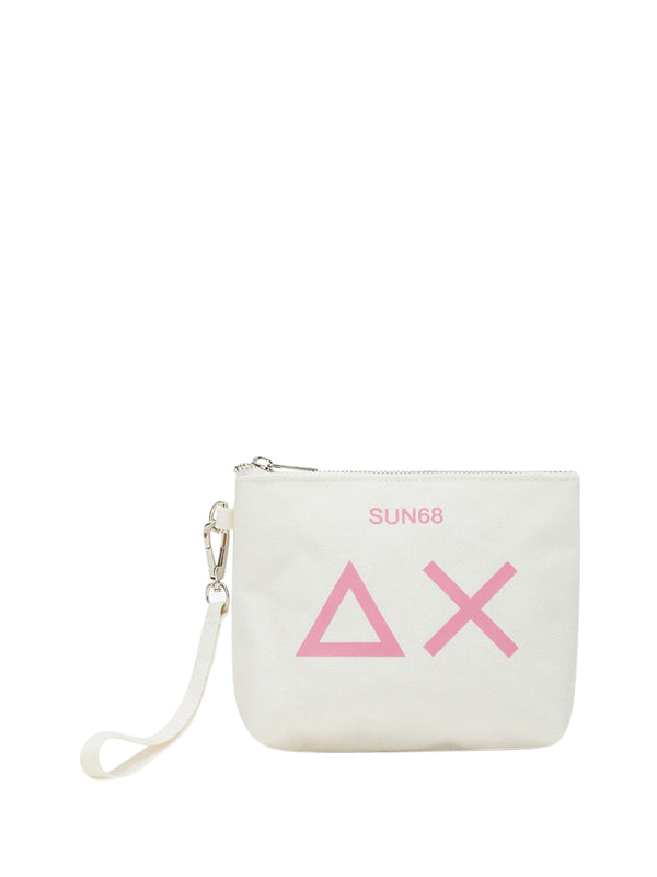 Sun68 Borsa Donna Mod. X35211 CANVAS POCHETTE 1 Bianco