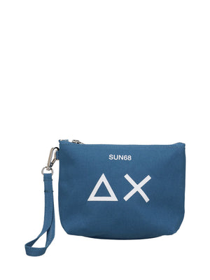 Sun68 Borsa Donna Mod. X35211 CANVAS POCHETTE 80 Avio Scuro
