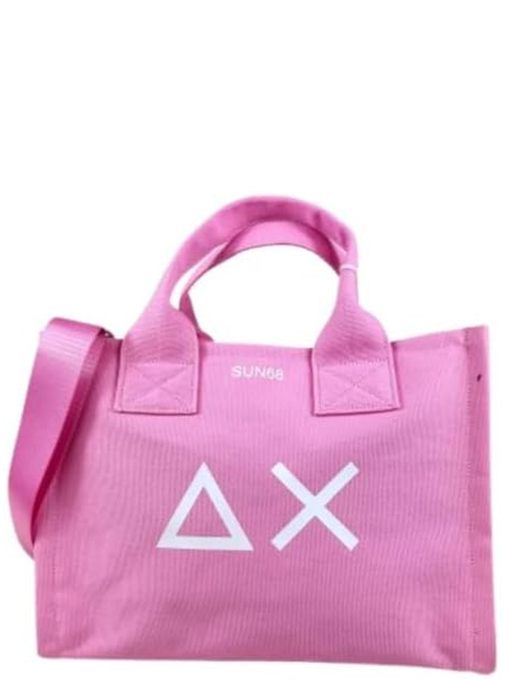 Sun68 Borsa Donna Mod. X35212 CANVAS BEACH BAG 4 Rosa